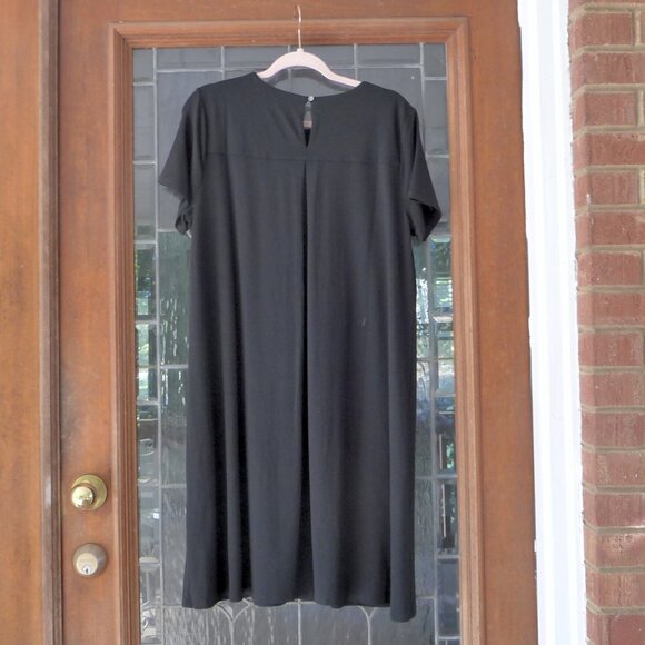 J.JILL BLACK DRESS SIZE LARGE - Picture 2 of 12